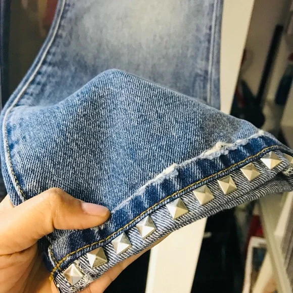 Current Elliot studded hem jeans - Picture 4 of 9